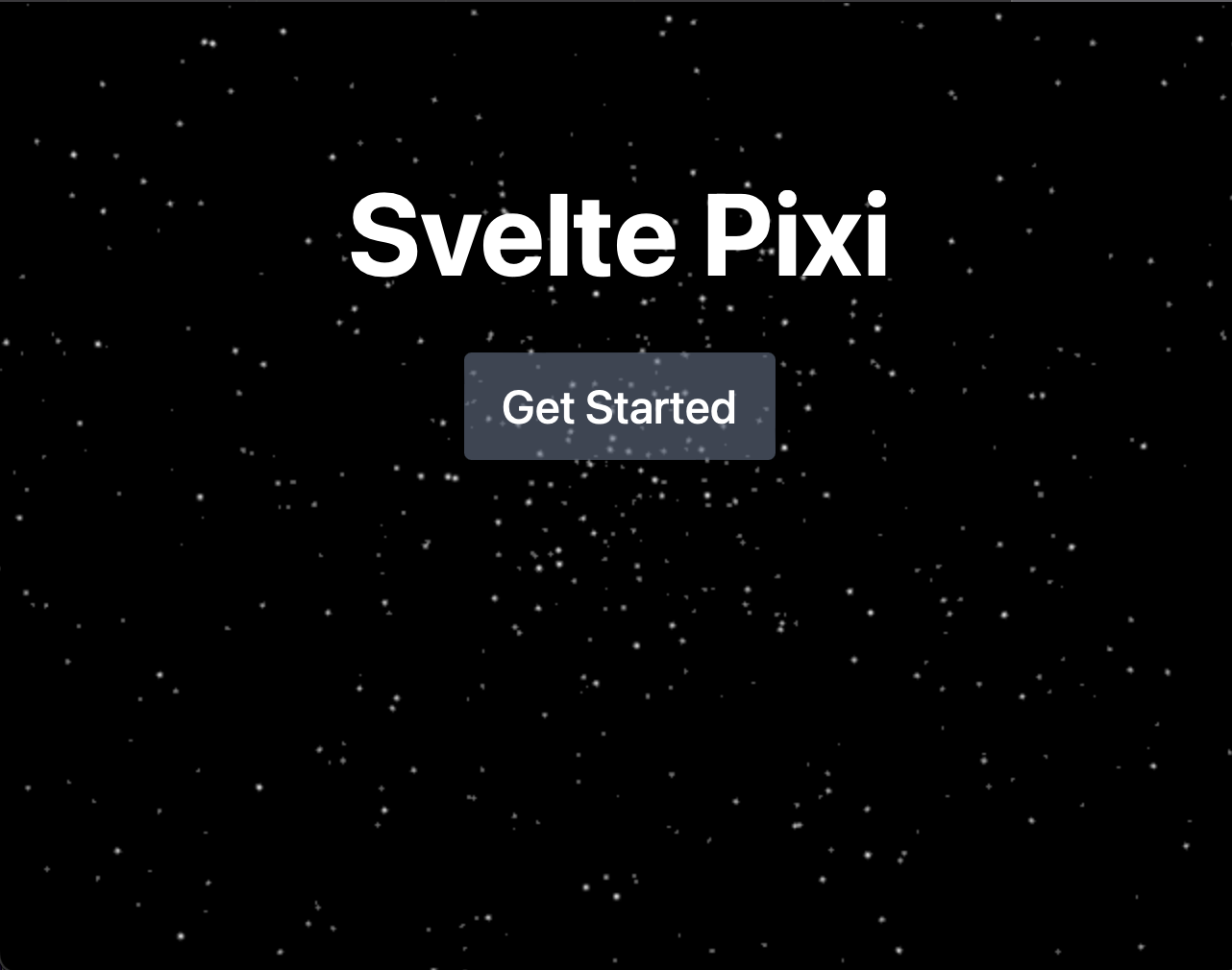 svelte-pixi Screenshot